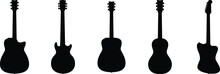 Guitar Silhouettes In Vector