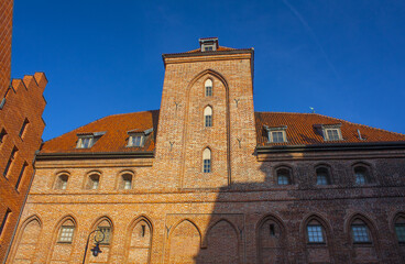 Wall Mural - Beautiful buildings in Old Town of Gdansk