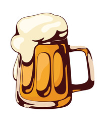 Poster - beer mug drink