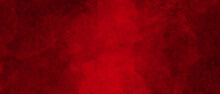 Detailed Red Grunge Background. A Vintage Red Background With A Crisscross Mesh Pattern And Grunge Stains.