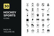 © Talha D - Hockey sport icons set