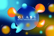 © Sunjil Creative - Gradient glassmorphism glass effect shape background