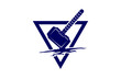 thor hammer triangular logo design