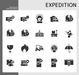 expedition 2 icon set, isolated glyph icon, perfect for web, graphic design, social media, UI, mobile app, EPS vector illustration