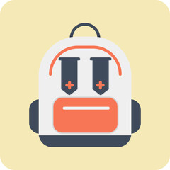 Wall Mural - Backpack Icon