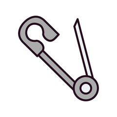 Wall Mural - Safety pin Icon