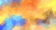 © Hybrid Graphics - Artistic vibrant and colorful wallpaper.Brushed Painted Abstract Background. Brush stroked painting.