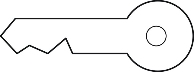 Poster - Key icon . Key vector icon. Key symbol