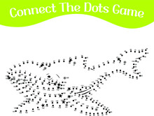 Connect The Dots Draw Game Kids Puzzle Work Sheet
