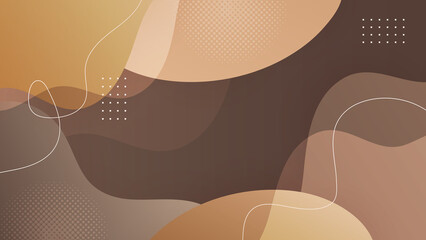 Abstract beige brown skin tone background. Vector abstract graphic design banner pattern presentation background web template.