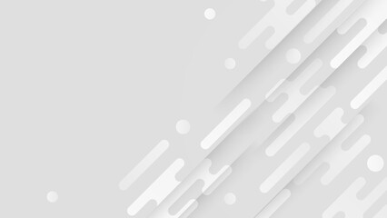 Abstract white gray background. Vector abstract graphic design banner pattern presentation background web template.
