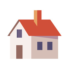 Poster - house facade icon