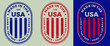United States 1776 Logo Font Design Oval Up