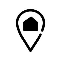 Sticker - adress location map icon