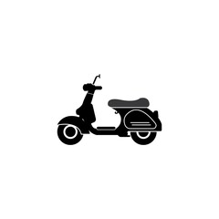 Wall Mural - scooter icon vector illustration.