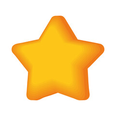 Poster - gold star icon