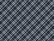 Abstract check pixel plaid seamless pattern black and white. Vector illustration.