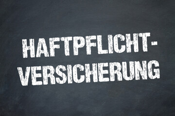 Wall Mural - Haftpflichtversicherung