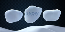 Vector Set Of Snow Banners