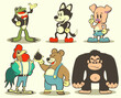 Vintage Cartoon Characters Pack 1