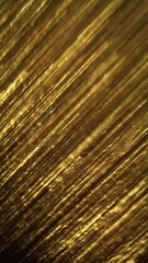 Poster - Abstract Gold Filaments Bursting Background/ 4k animation of a vertical abstract wallpaper background of bursting gold filaments lines and particles sparkling with glimmer fx and depth of field seamle