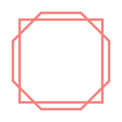 colorful geometric frame