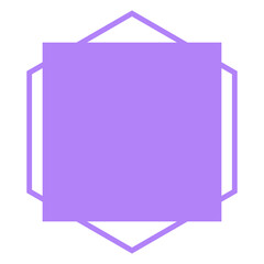colorful geometric frame