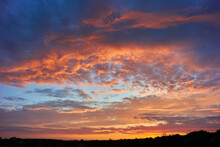 Panorama Sunset Sky For Background Or Sunrise Sky And Cloud