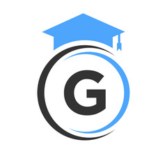 Letter G Education Logo Template. Education Logotype Concept With Alphabet G Vector Element
