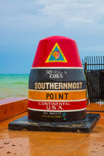 Southernmost Point Of The Continental USA In Key West, Florida
