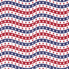 patriotic USA seamless pattern