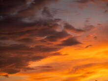 Wolkenhimmel Nach Sonnenuntergang