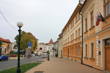 Wall Mural - Ancient street of Kezmarok in Slovakia	
