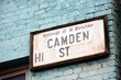 Street sign of Camden Town