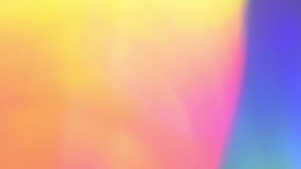 Wall Mural - Abstract moving background with gradient transitions of rainbow colors. Beautiful overflows of bright colors. Can be used as an intro, background, overlay or transition to composing your videos.