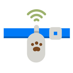 Sticker - dog flat icon