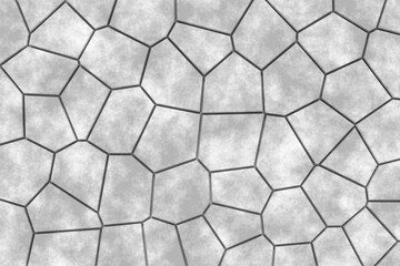 Wall Mural - abstract background of voronoi texture. 3d rendering.