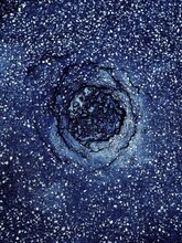 You See Black Hole In Starry Sky. But Its Only Hole In Asphalt..