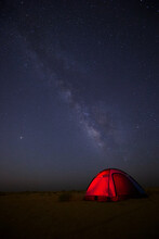 Milky Way From Iran Desert Sky