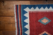 Close-up Of Woven Rug