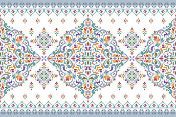 Wall Mural - Seamless pattern with mandala ornament. Traditional Arabic, Indian motifs. Great for fabric and textile, wallpaper, packaging or any desired idea.