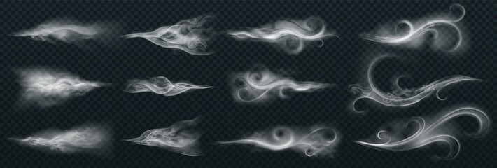 realistic wind trails. dust spray and smoky stream and wind blowing trails, smoky stream. flow curve