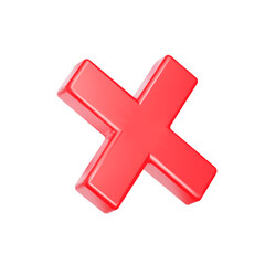 Poster - Red Cross. Redrawing. No 3d icon. Isolated object on a transparent background