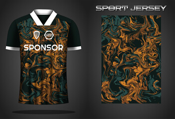 Wall Mural - Soccer jersey sport shirt design template