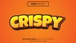 © Ardhy - 3d editable text effect crispy theme premium vector