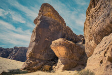 Rock Formations In Desert