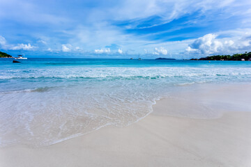 Poster - Plage d’Anse Lazio, Praslin, Seychelles 