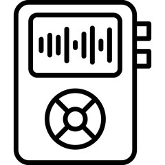 Wall Mural - Voice Recorder Icon