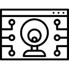 Sticker - Web Camera Icon