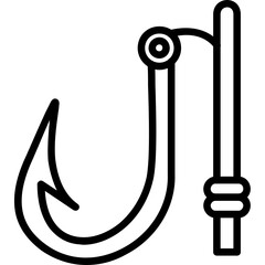 Poster - Fishing Hook Icon